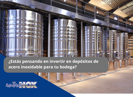 Proyecto Enológico. Depósito acero inoxidable vino Intranox