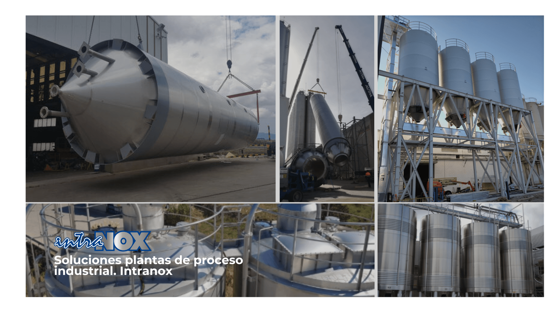 Depósitos de acero inoxidable para sólidos de Intranox: versátiles y ...